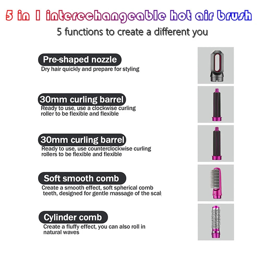 Hot Air Brush (5-in-1)