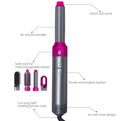 Hot Air Brush (5-in-1)